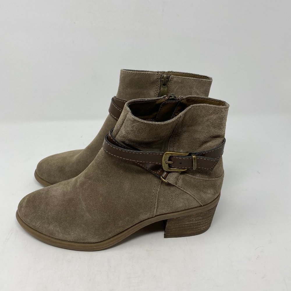 Bjorndal Karla Suede Women's Ankle Booties Size 8 - Picture 2 of 12